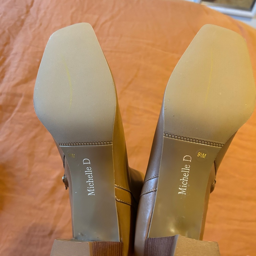 Michelle D Brown Heeled Boots
